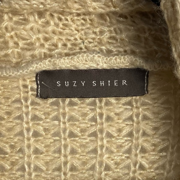 ⚪️ Suzy Shier Cream Cardigan Sweater - Picture 7 of 10